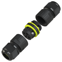 Conector de Emenda IP68 3P - Série 1