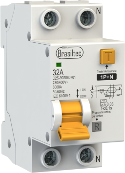 Disjuntor Diferencial Residual 2 Polos 32A