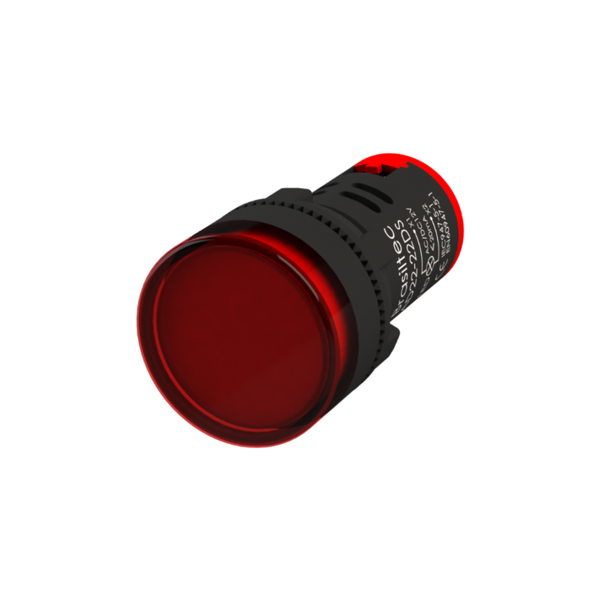 Sinaleiro a Led 22Mm - Modelo 12V VERMELHO | Brasiltec