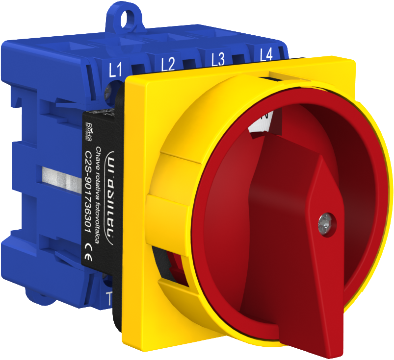 Chave Rotativa Fotovoltaica 32a 1200Vcc | Brasiltec - Maior