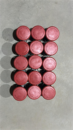 Kit 15 Cabeçote Botão de Emergência ( Um Pouco Enferrujados, Mas Acionando )