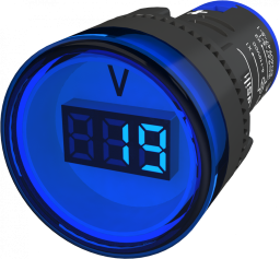 Voltimetro Digital 22Mm | Brasiltec - Maior distribuidora de