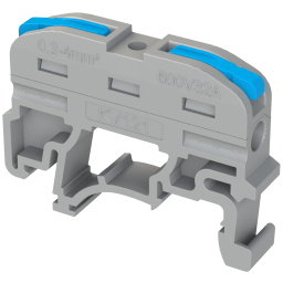 Borne 4MM² de Alavanca - AZul - Série 5