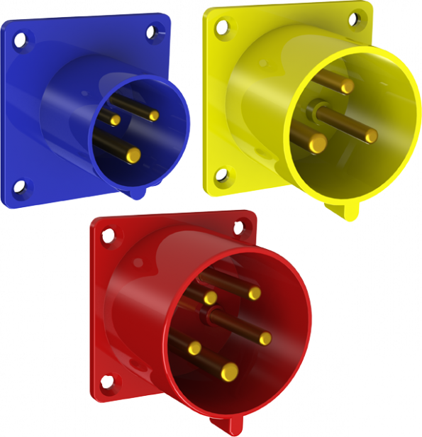 ◆02◆ Tomada Industrial de Embutir Invertida | Brasiltec 📦