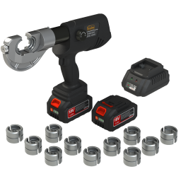 Alicate Hidráulico com Bateria para Prensar Terminais de Compressão 10-300MM2   - Série 2
