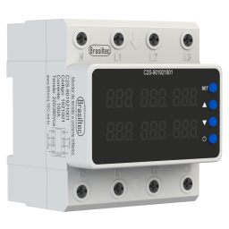 Monitor Digital de Tensao e Corrente Trifasico 100A Bivolt 220/380Vca