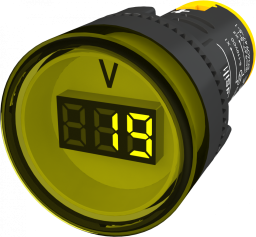 Voltimetro Digital 22Mm | Brasiltec - Maior distribuidora de