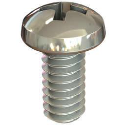 Parafuso Phillips Maquina M5X10MM Cabeca Panela Bicromatizado (Pacote com 500Pc)