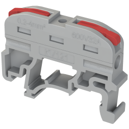 Borne 4MM² de Alavanca - Vermelho - Série 5