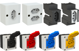 Tomada Monofasica para Trilho DIN