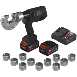 Alicate Hidráulico com Bateria para Prensar Terminais de Compressão 10-300MM2   - Série 2