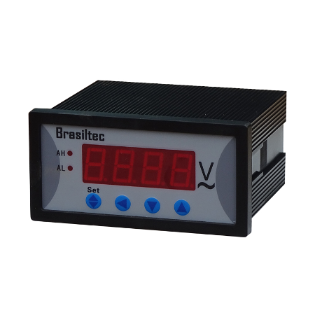 Voltimetro Digital 48X96MM Alimentacao 220V Entrada de Sinal ate
