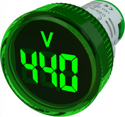 Voltimetro Digital 22Mm | Brasiltec - Maior distribuidora de