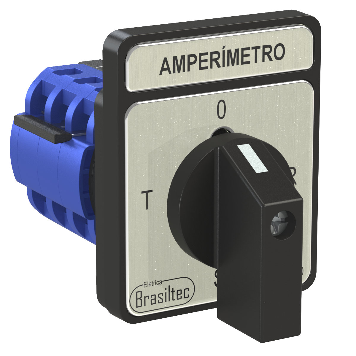 Chave Amperimetrica 4 Posicoes R-S-T-0 | Brasiltec - Maior