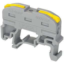 Borne 4MM² de Alavanca - Amarelo - Série 5